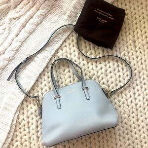 Kate Spade Top Handle Satchel Crossbody - Ice Blue